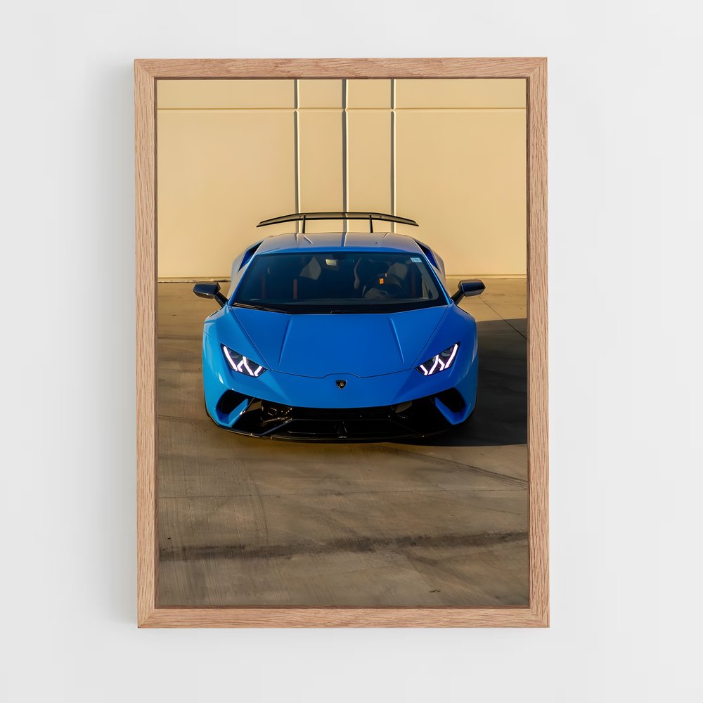 Poster Huracan Blue Dream – affiche Lamborghini (vue 4)